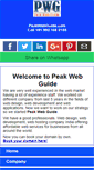 Mobile Screenshot of peakwebguide.com